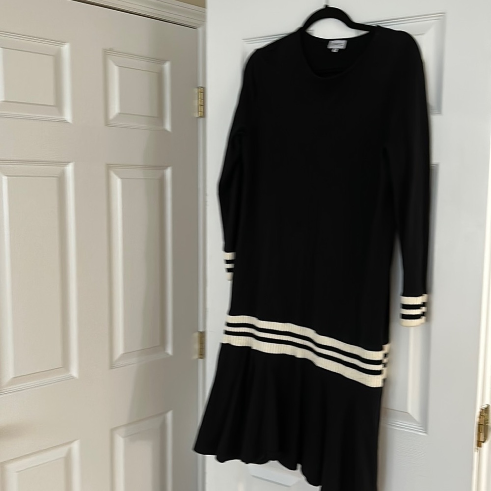 Selling knee length black sporty dress